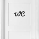 Türschild WC – Nachhaltig aus PLA im 3D-Druck gefertigt