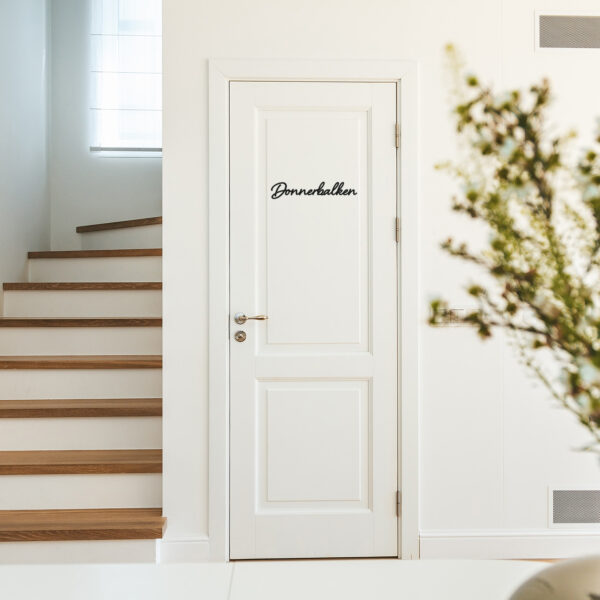 Türschild Donnerbalken – Nachhaltig aus PLA im 3D-Druck gefertigt