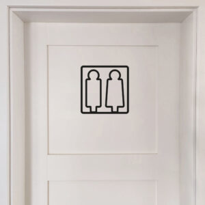 Türschild Herren und Damen WC – Nachhaltig aus PLA im 3D-Druck gefertigt