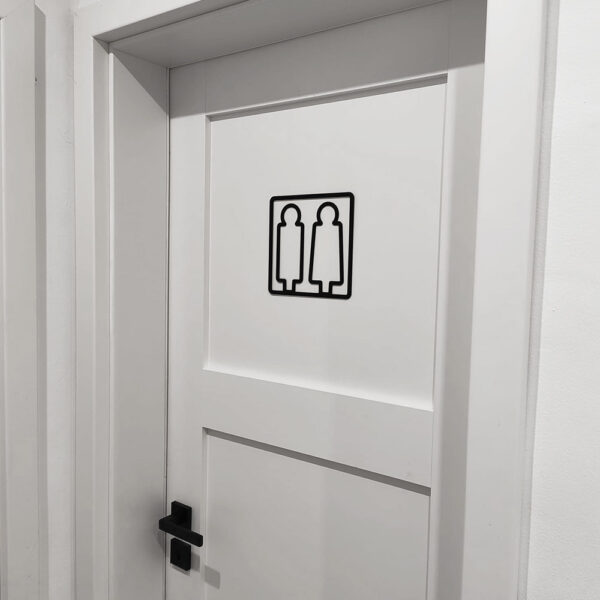 Türschild Herren und Damen WC – Nachhaltig aus PLA im 3D-Druck gefertigt