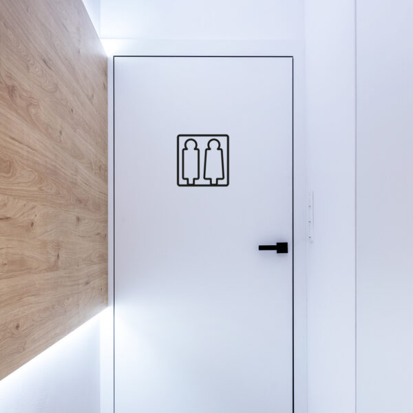 Türschild Herren und Damen WC – Nachhaltig aus PLA im 3D-Druck gefertigt