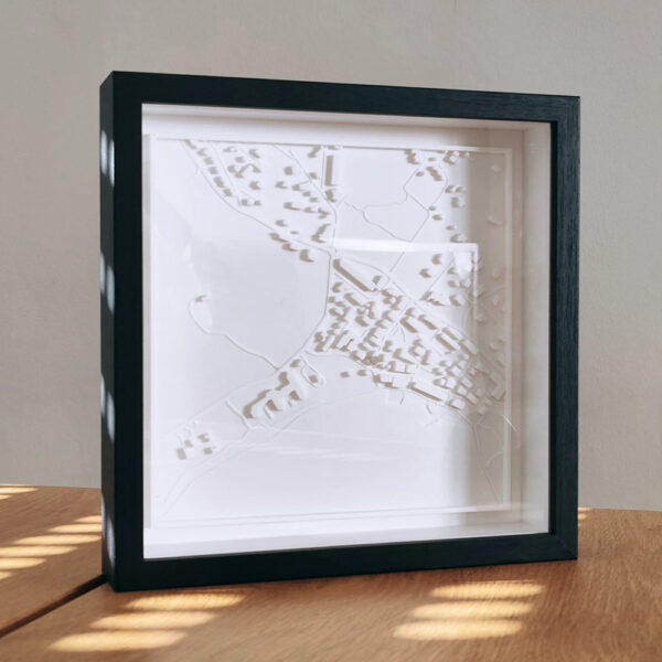 3D Druck Bild mit personalisierter Karte