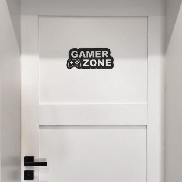 Türschild Gamer Zone – Stylische Deko für echte Zocker