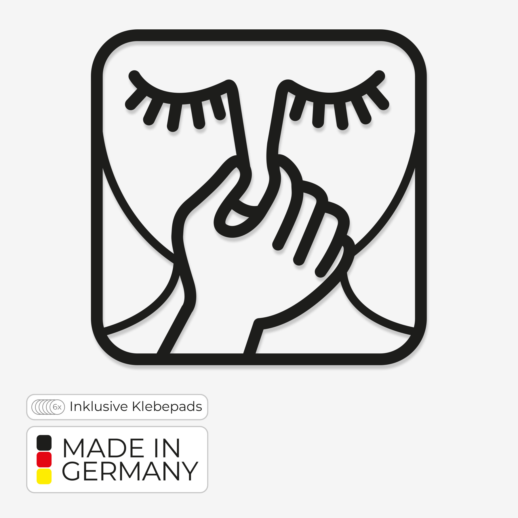 Türschild MIEF – Nachhaltig aus PLA